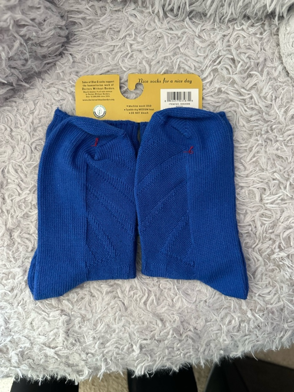 Blue Q Bold Blue "Multi Task Master" Men's Socks - Picture 5 of 6